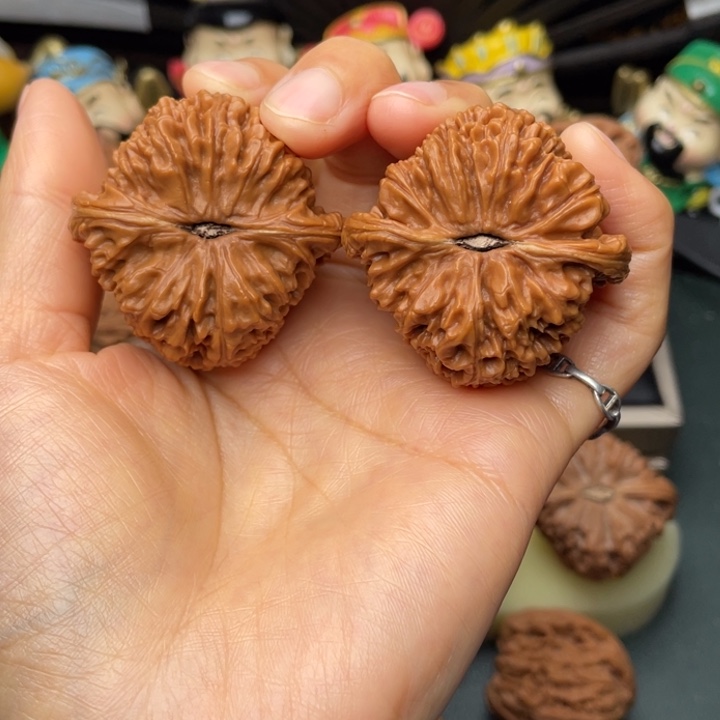 吊坠文玩核桃余*42尺三角复刻底