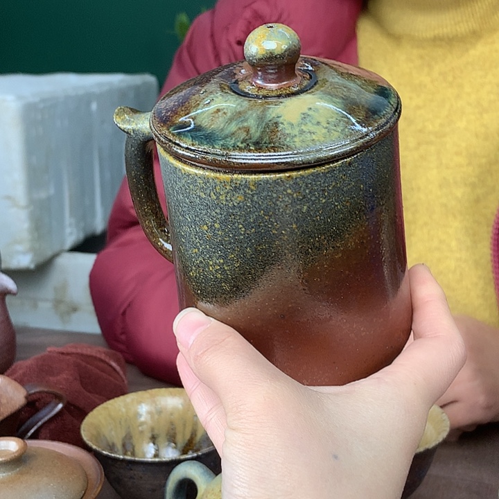 紫砂柴烧纯自然柴烧