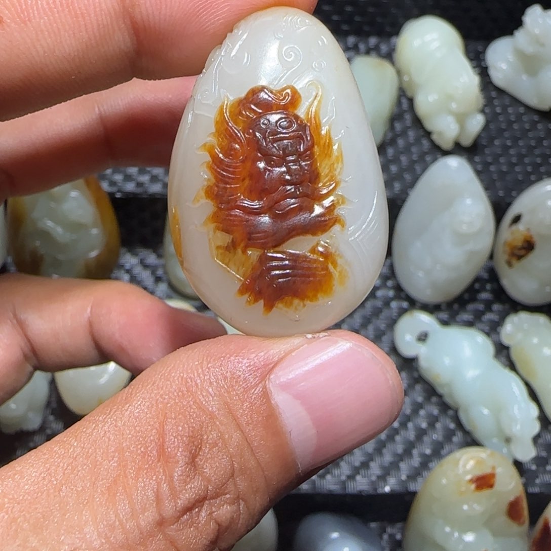 和田玉挂件未镶嵌一**涯