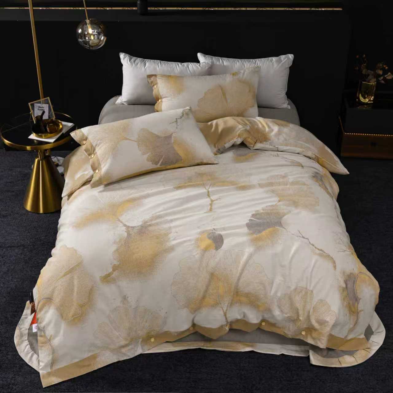 【富贵银杏】南京同仁堂生物科技高精密纯棉提花四件套