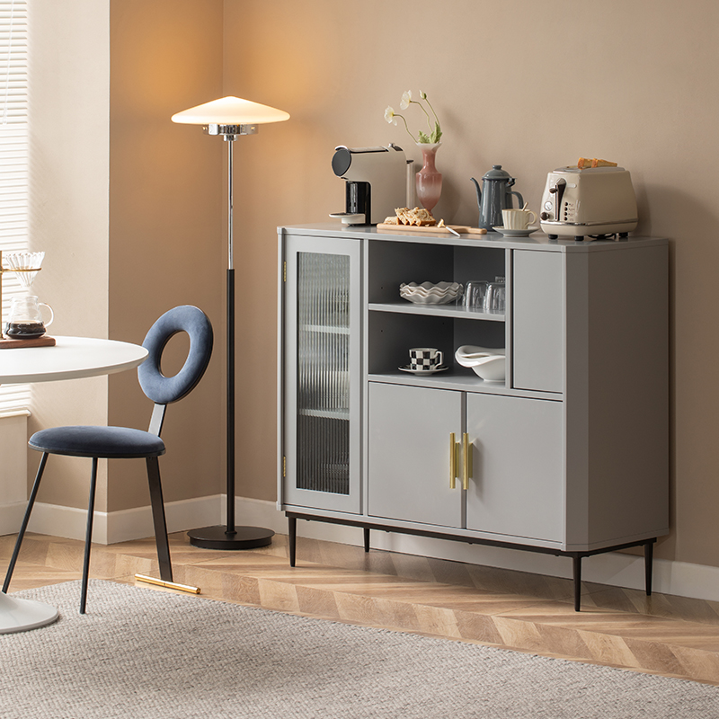 餐边柜碗柜子靠墙茶水柜酒柜客厅厨房轻奢储物柜现代简约客厅
