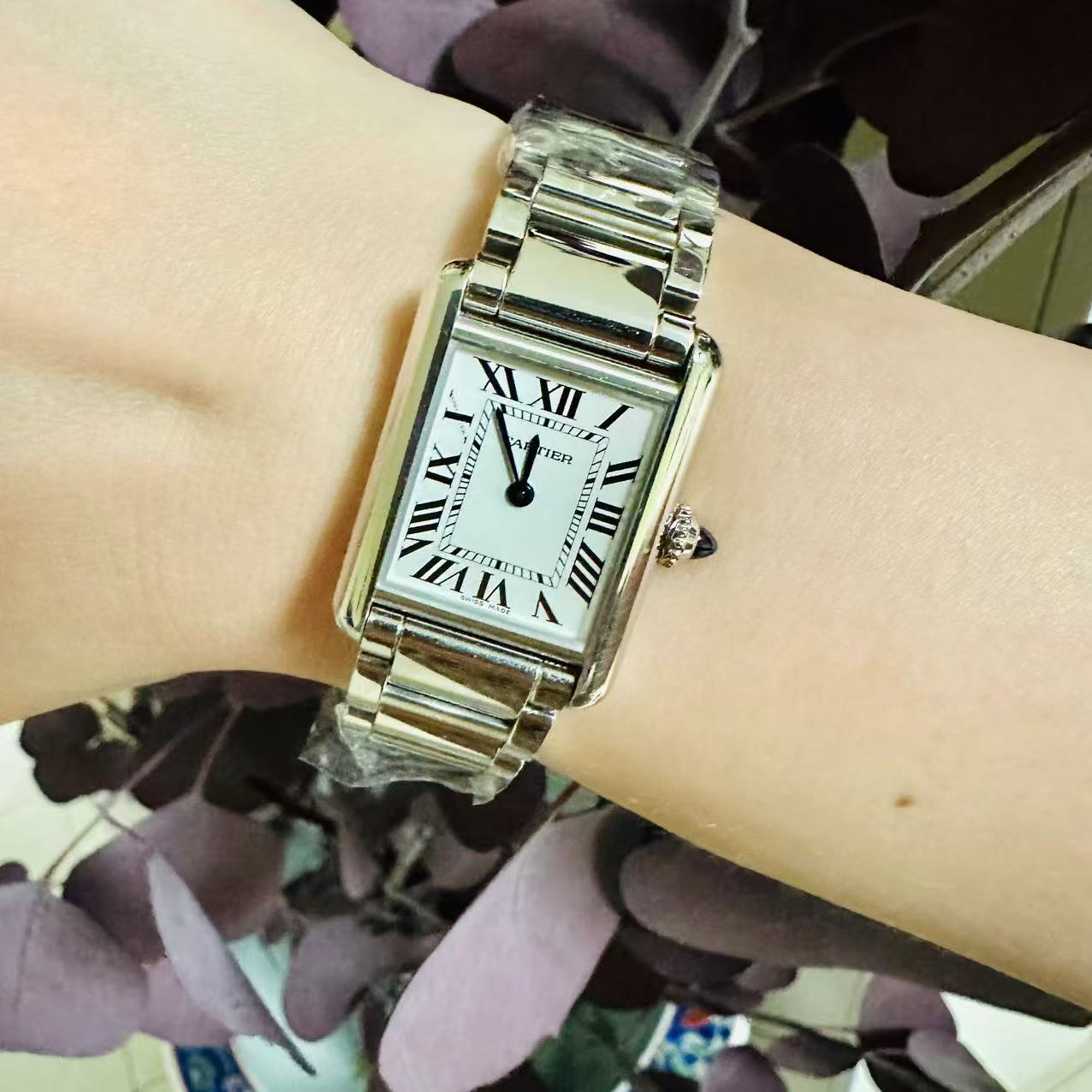 95新 Cartier/卡地亚 石英,29.5x22mm,精钢,250605001