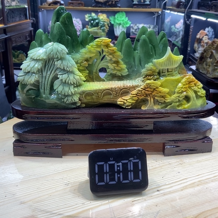 叶***红玉家居摆件玄关摆件