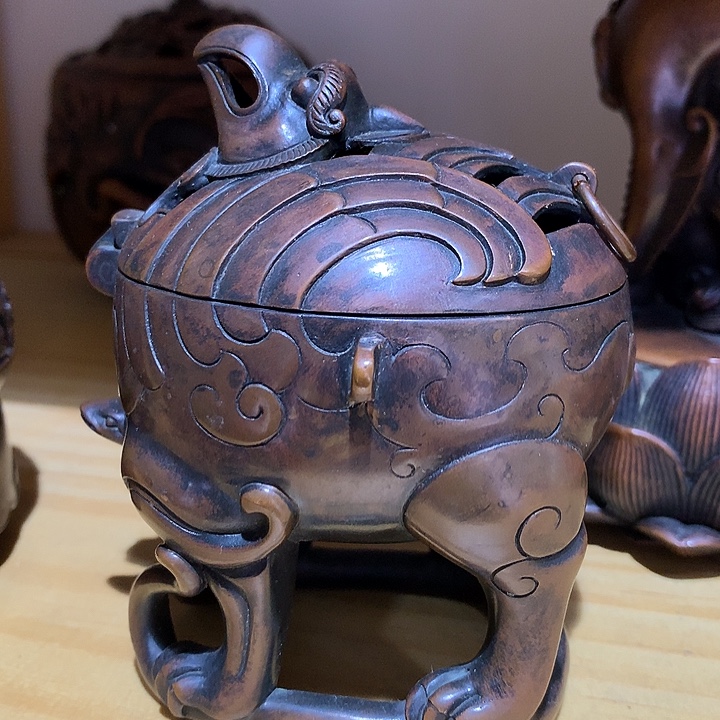 一***茶铜茶宠 摆件 熏炉