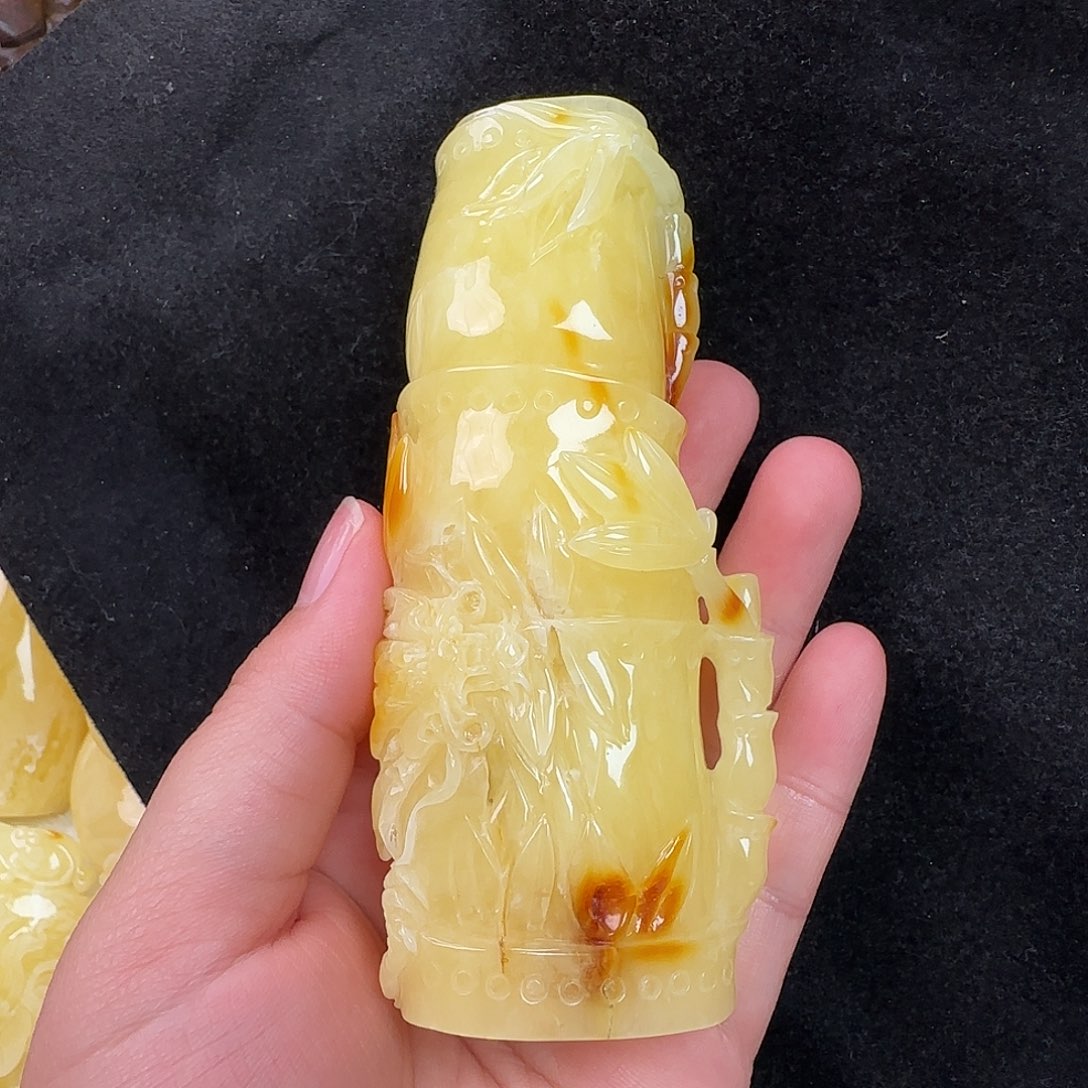 蜜蜡未镶嵌珠宝奇石微瑕