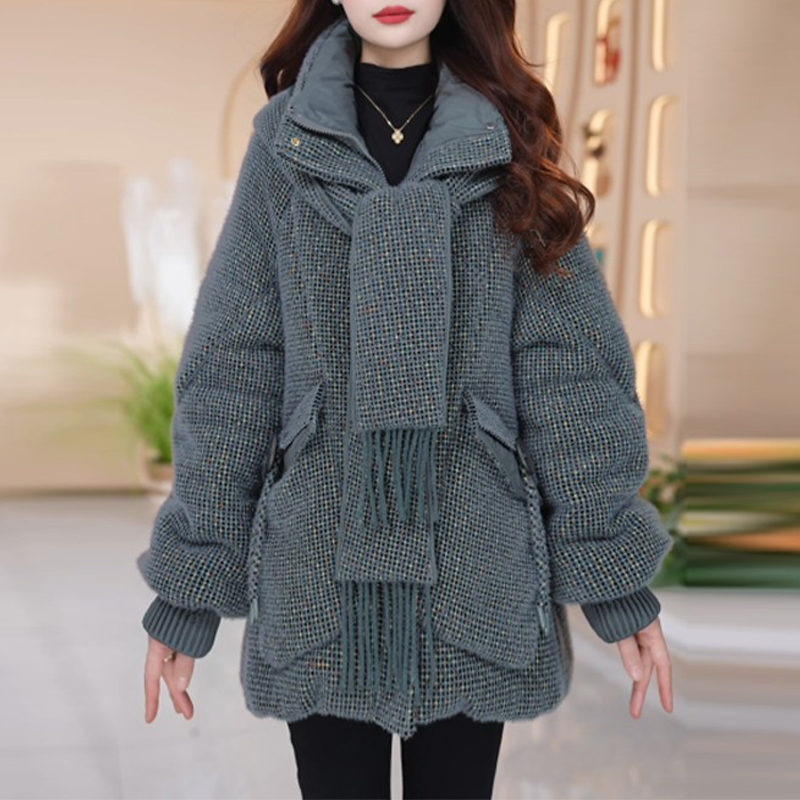 【知冬暖意】2025冬季新款棉服百搭新款时尚莫瑞系穿搭休闲保暖女装