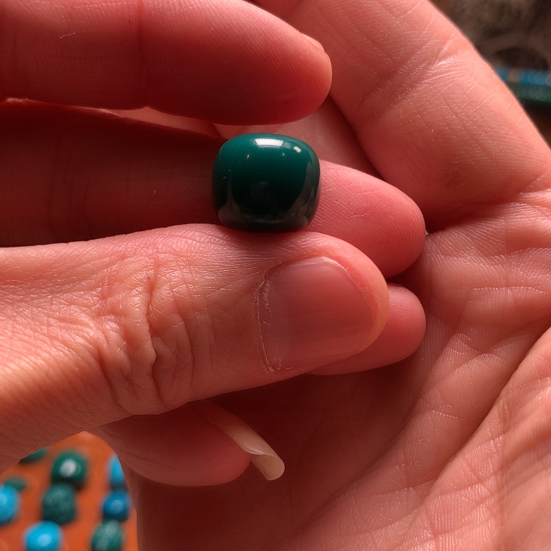 琉璃颈饰海***跃地狱色13mm老行