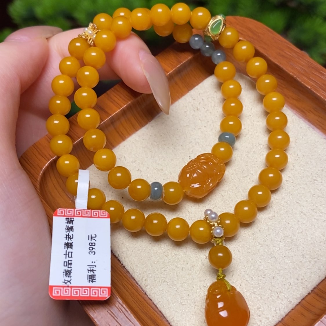 【闪购商品】未镶嵌蜜蜡手链手串
