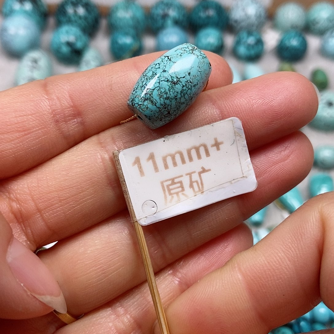 未镶嵌绿松石珠宝半成品
