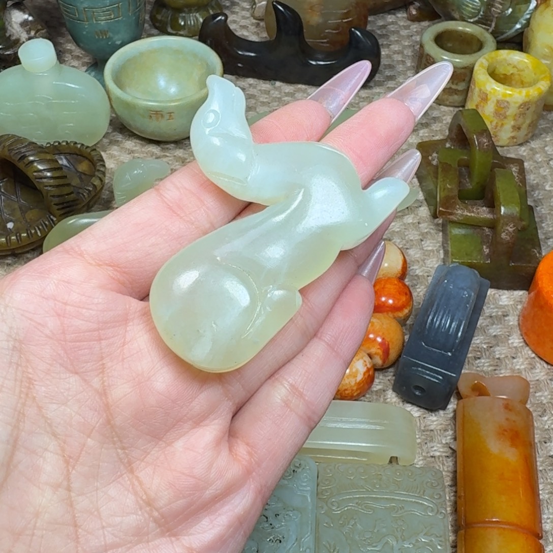 白玉菩提吊坠挂件