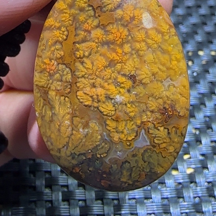 剑***雨玛瑙/玉髓未镶嵌吊坠