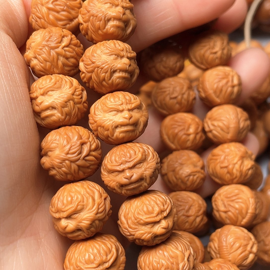 吊坠猴头核桃核*大圣手串16