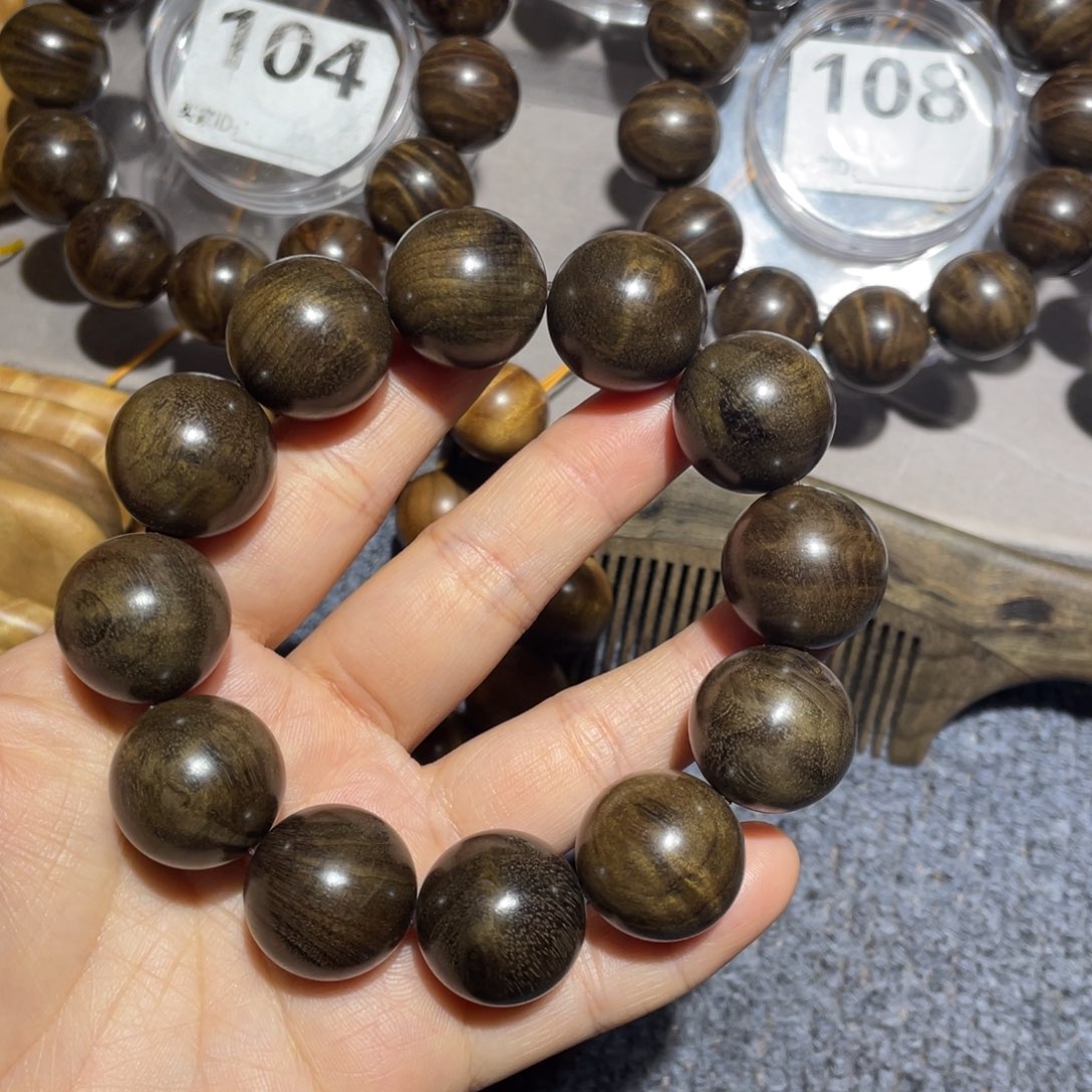 楠木（金丝楠）手串/手链2.0×12