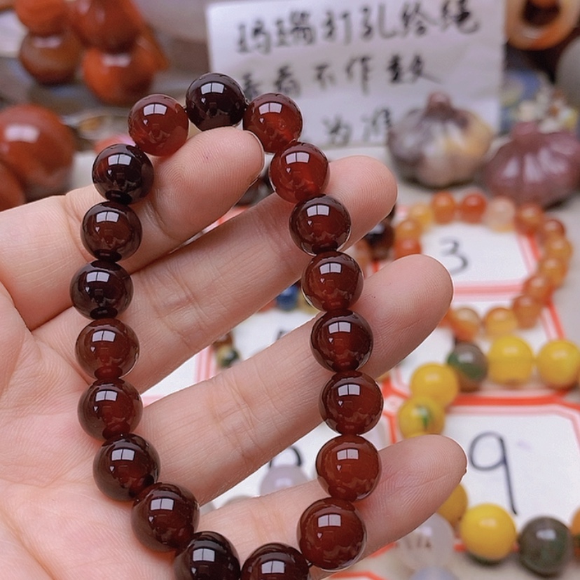 【闪购商品】未镶嵌玛瑙/玉髓珠宝半成品海**风