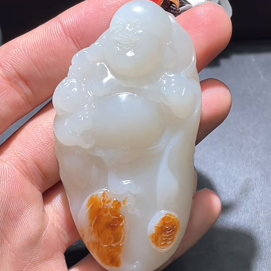 和田玉玉石挂件 d1205拍一发一