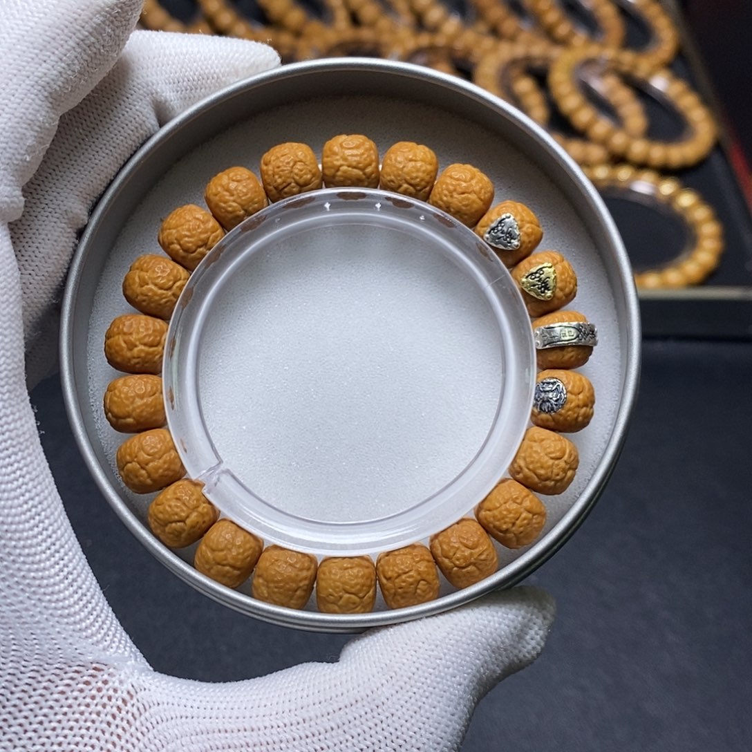 猴头核桃手串四标饕餮 10左右 全品 34号