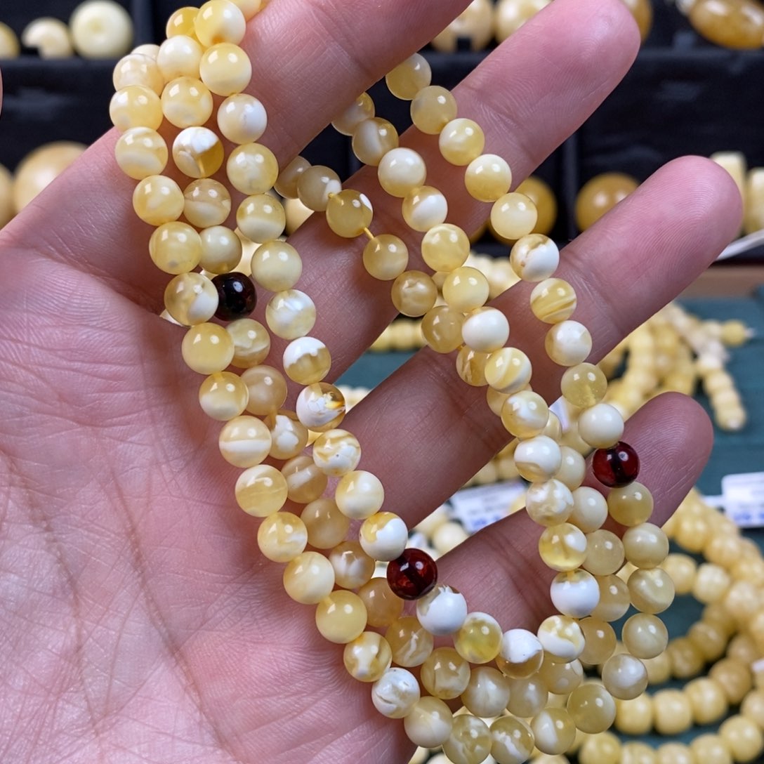 琥珀珠宝奇石未镶嵌6m