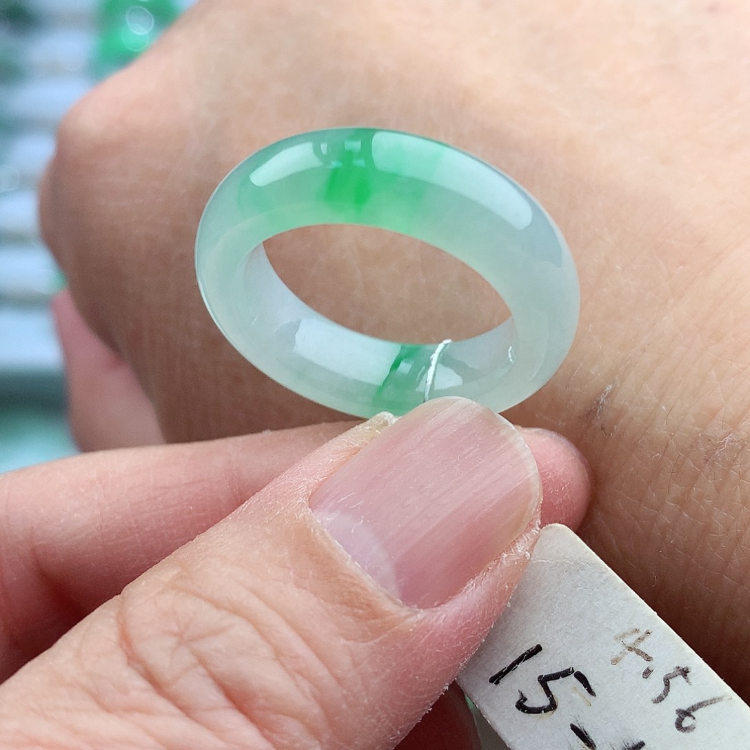 未镶嵌戒指翡翠15-16号