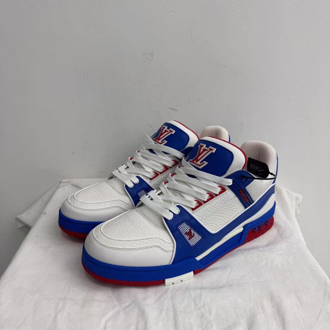 未使用 LouisVuitton/路易威登 43.5码trainer鞋高达配色1323