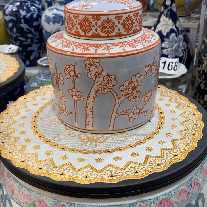 【闪购商品】摆件手绘陶瓷储蓄罐。。