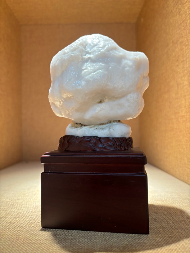 【1折价】新疆蛋白摆件工艺品创意象形石中式摆设书房室内玄关风化