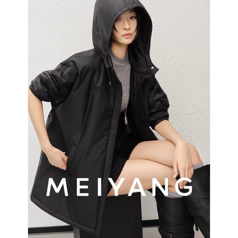 【新品】美洋MEIYANG 舒适区六号棉服 保暖尼龙连帽抽绳外套-周四