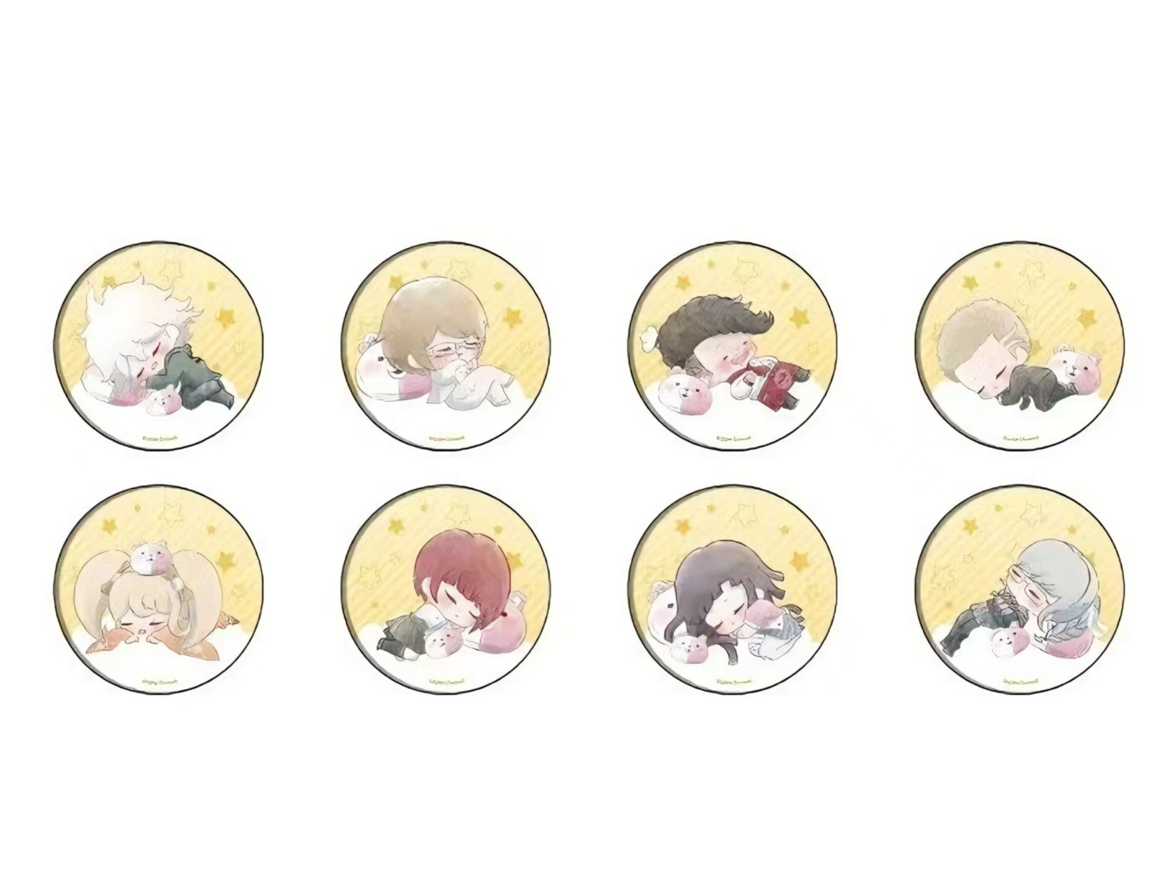 【代拆】弹丸论破入睡系列Q版吧唧盲盒