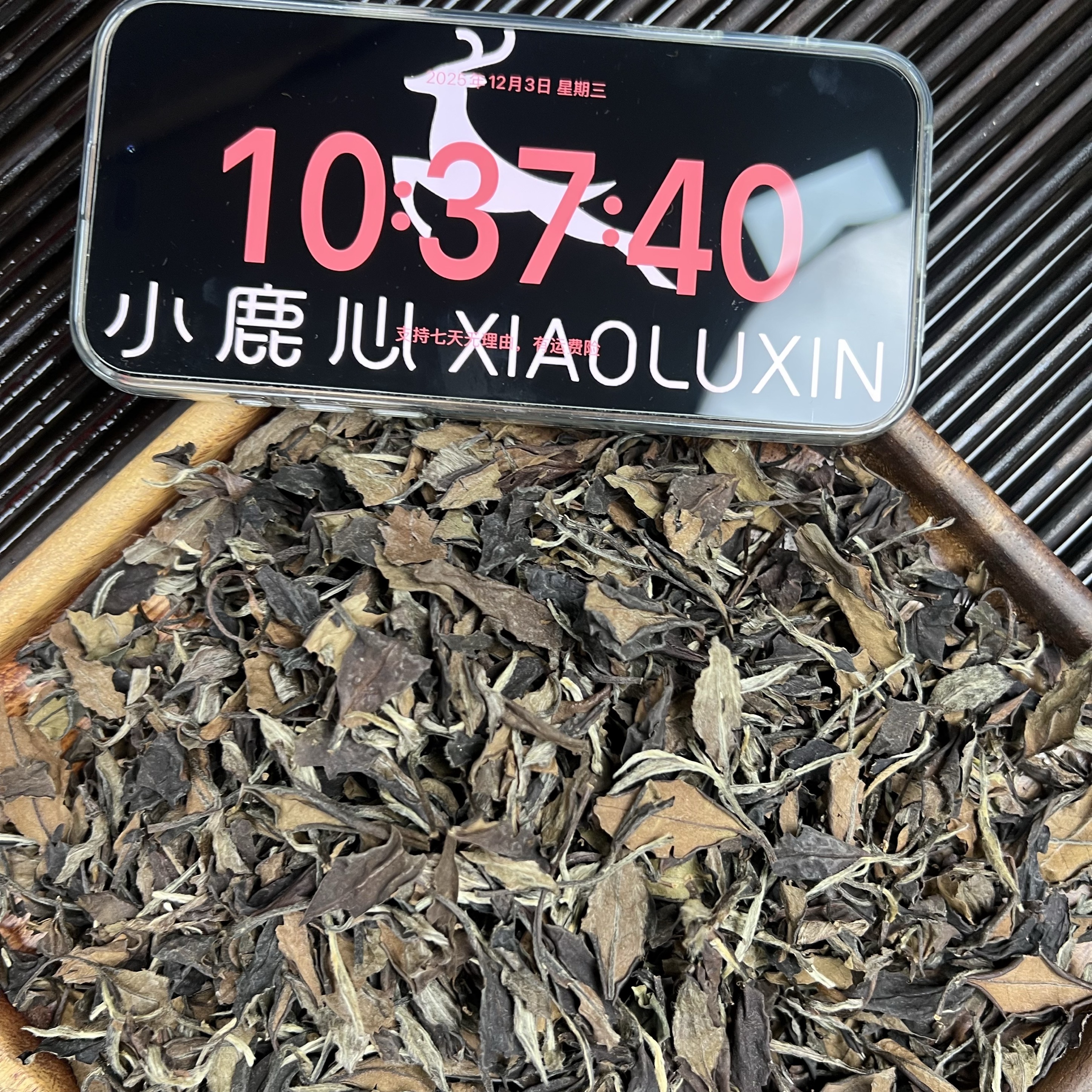 福鼎白茶老贡眉  ① 小鹿收茶 白茶 传统工艺  