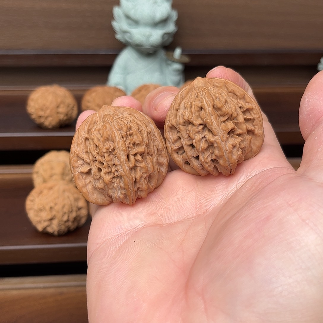 文玩核桃吊坠四座楼