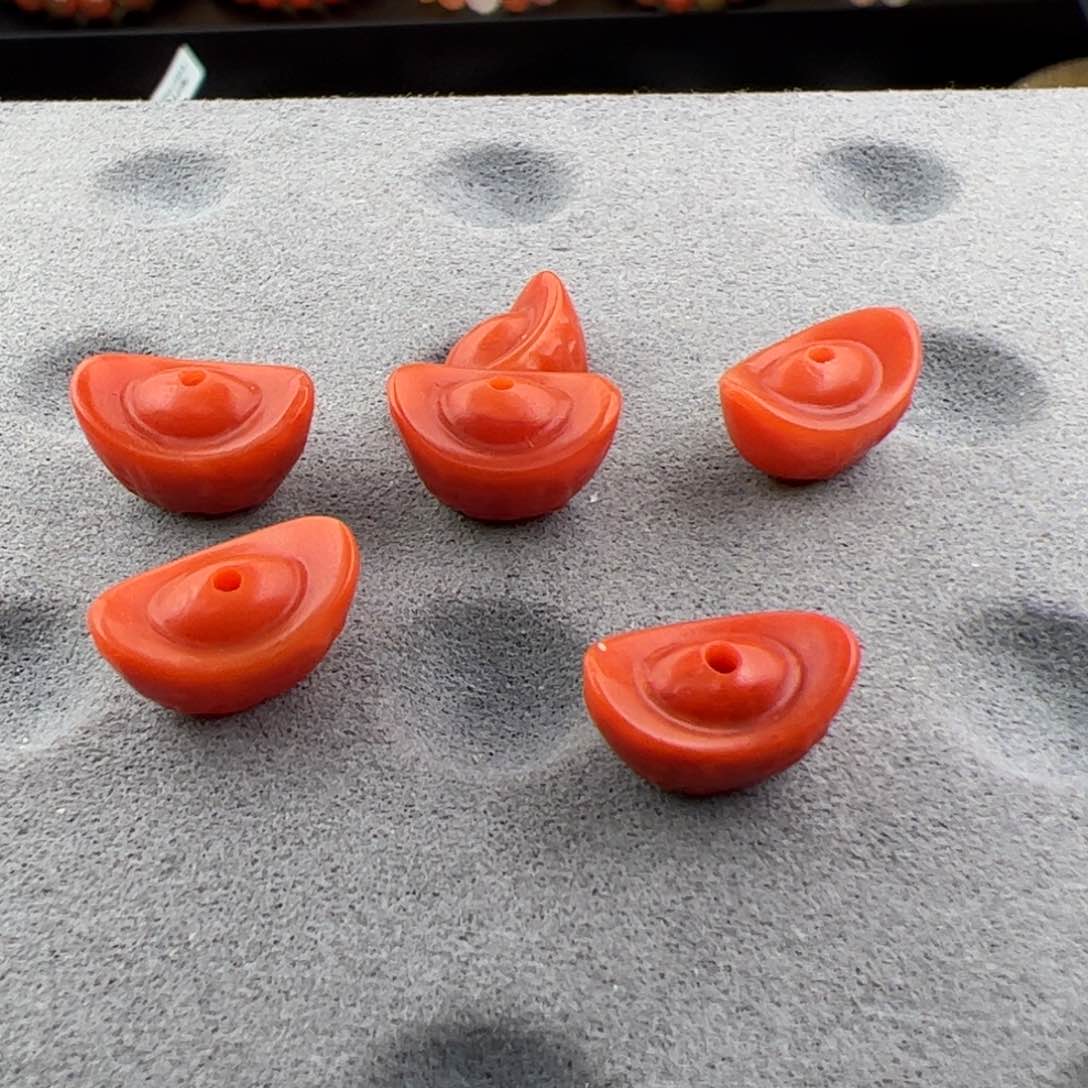 南红玛瑙【元宝7*13发一个未镶嵌