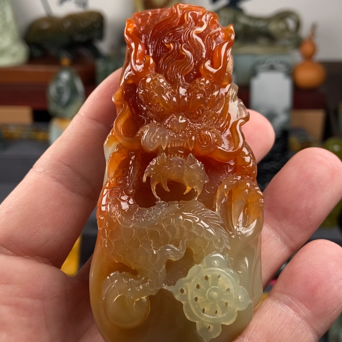 岫玉未镶嵌挂件牌子