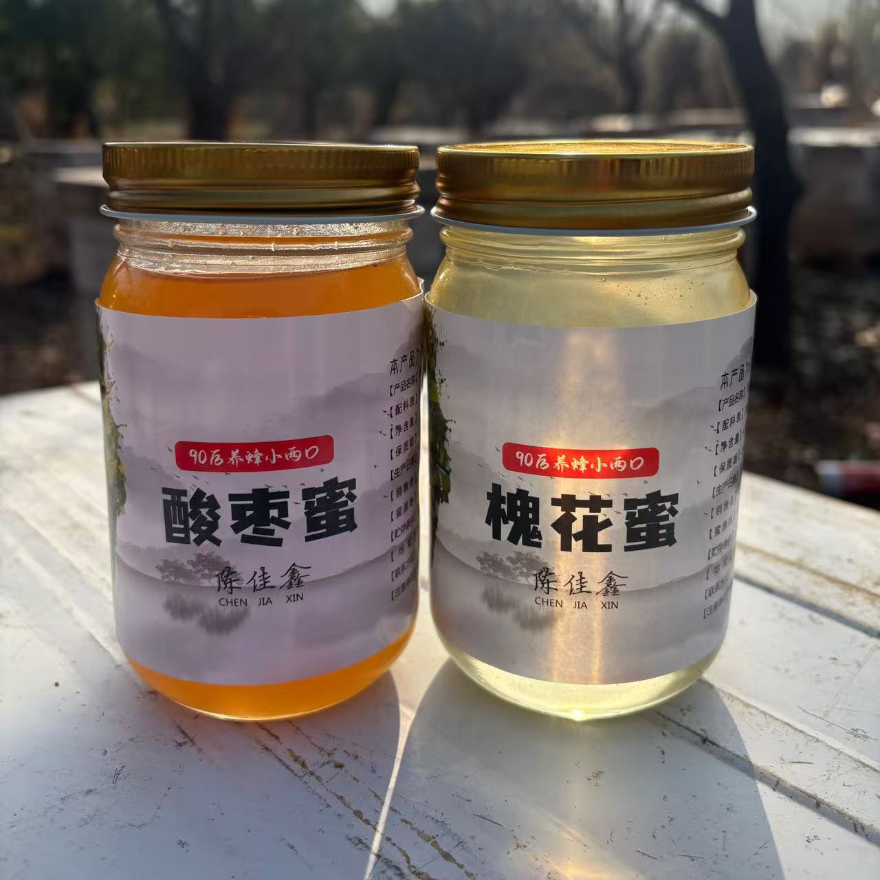 酸枣蜜 槐花蜜 组合装 蜂农自产原浆原蜜