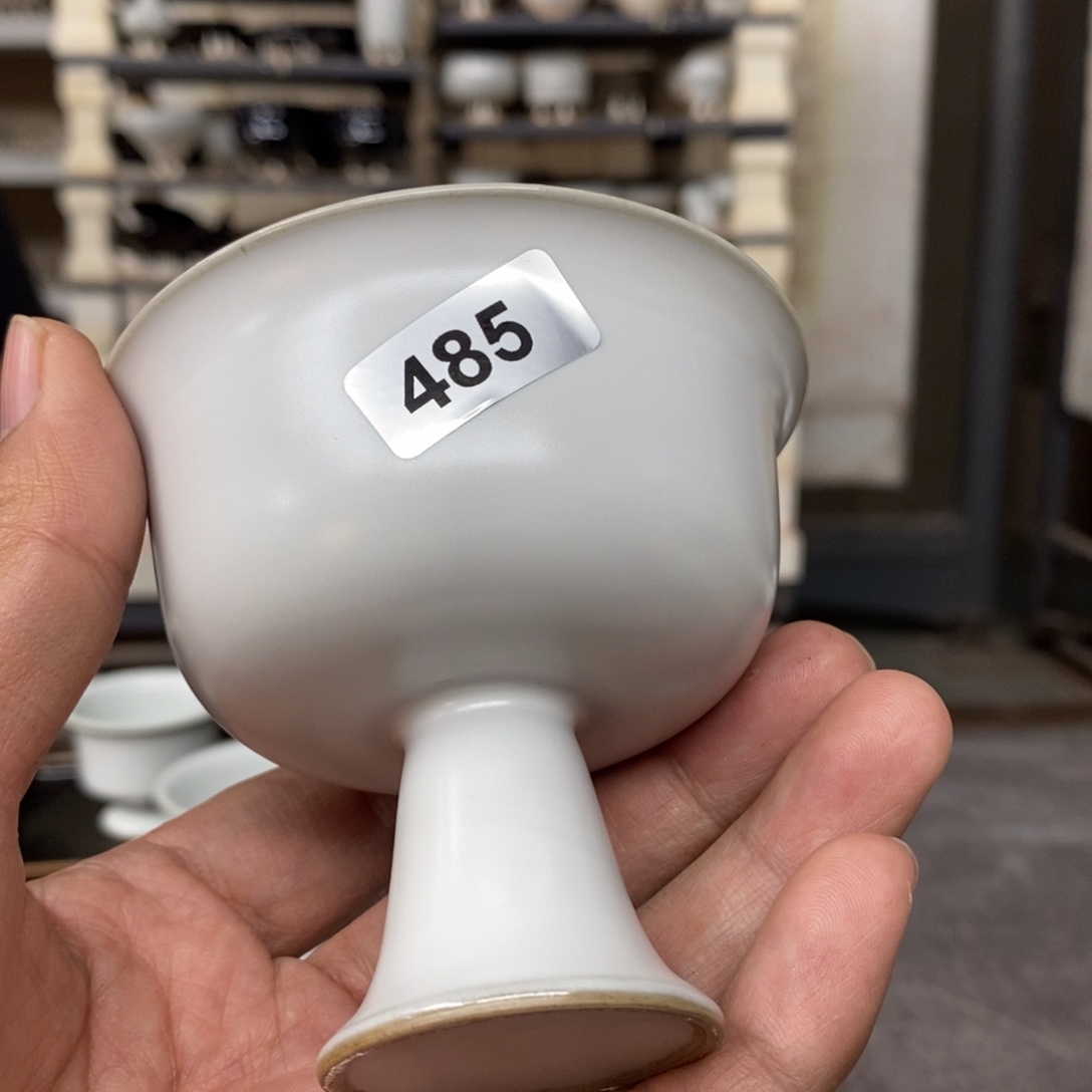 饭***桶杯子陶瓷抱朴汝瓷仿古微瑕