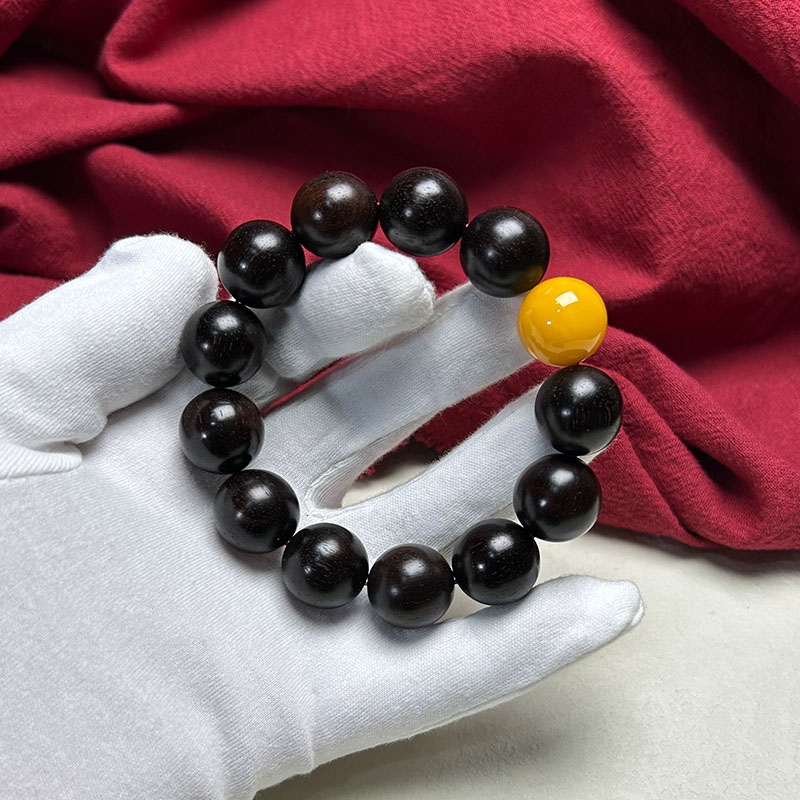 天然印度小叶紫檀手串18mm