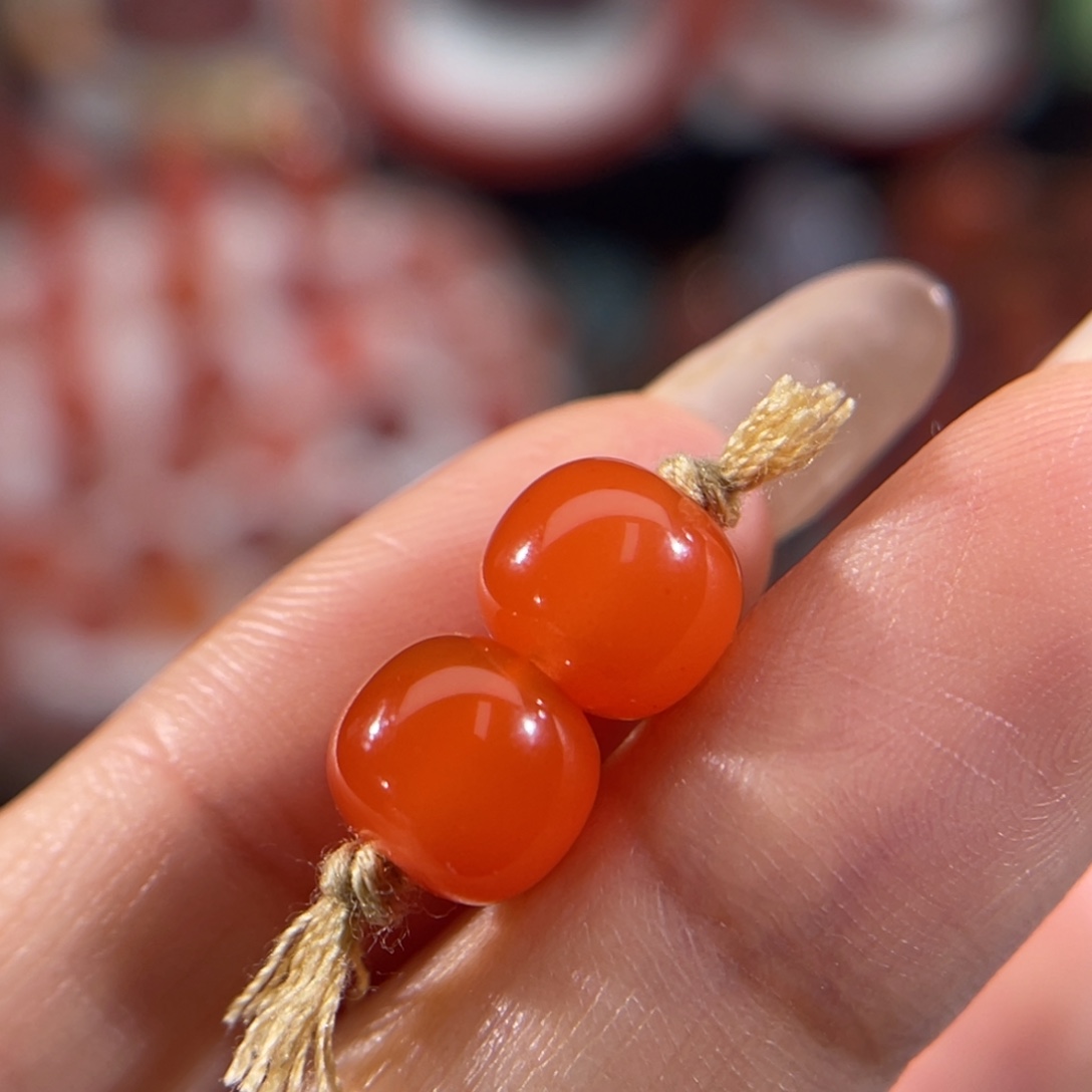 南红玛瑙未镶嵌老型珠8.4mm