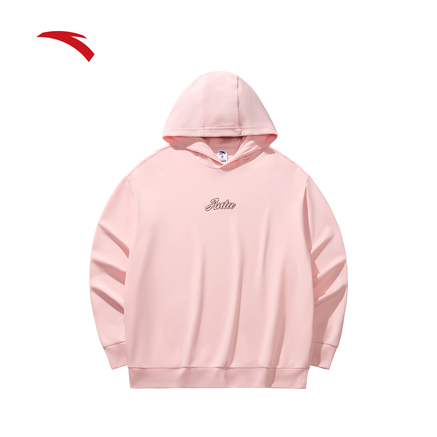 【安踏】连帽卫衣男女同款秋冬情侣款休闲百搭套头衫长袖972618705