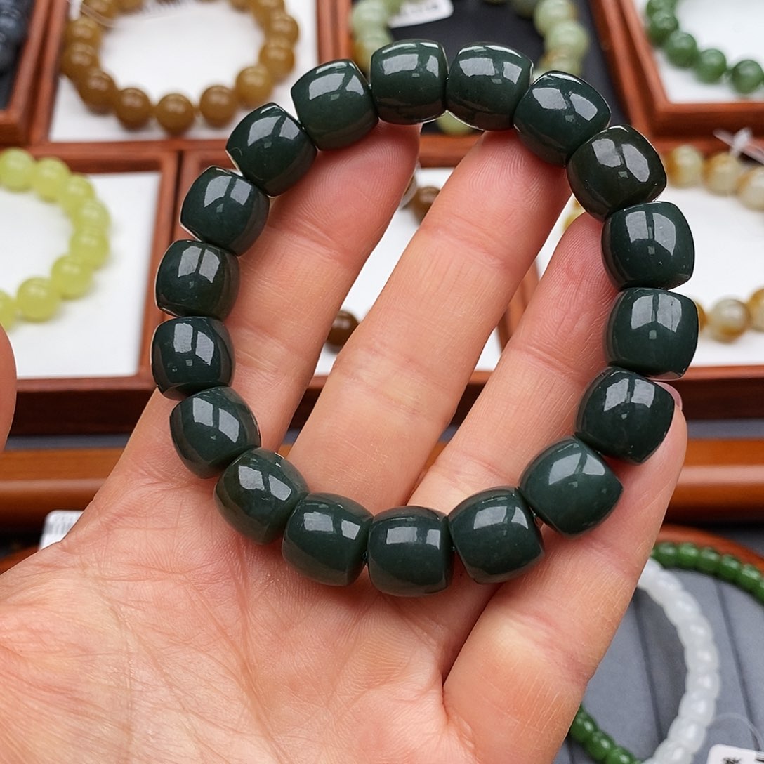 和田玉手链未镶嵌