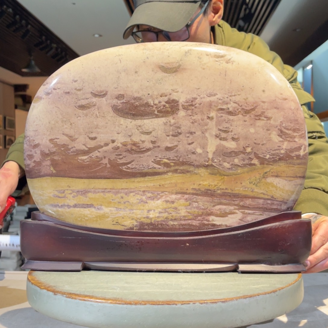 彩石37/29/4.5 三峡清江画面石