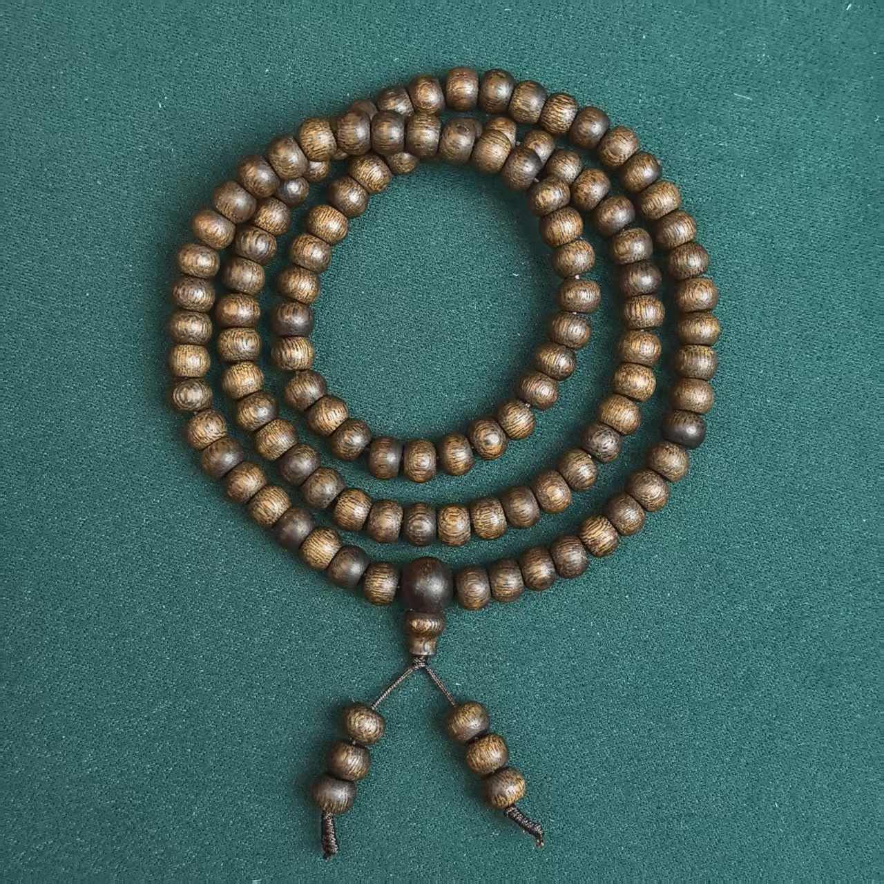 BH033【百韵阁】昆仑梅格鼓珠多圈手串