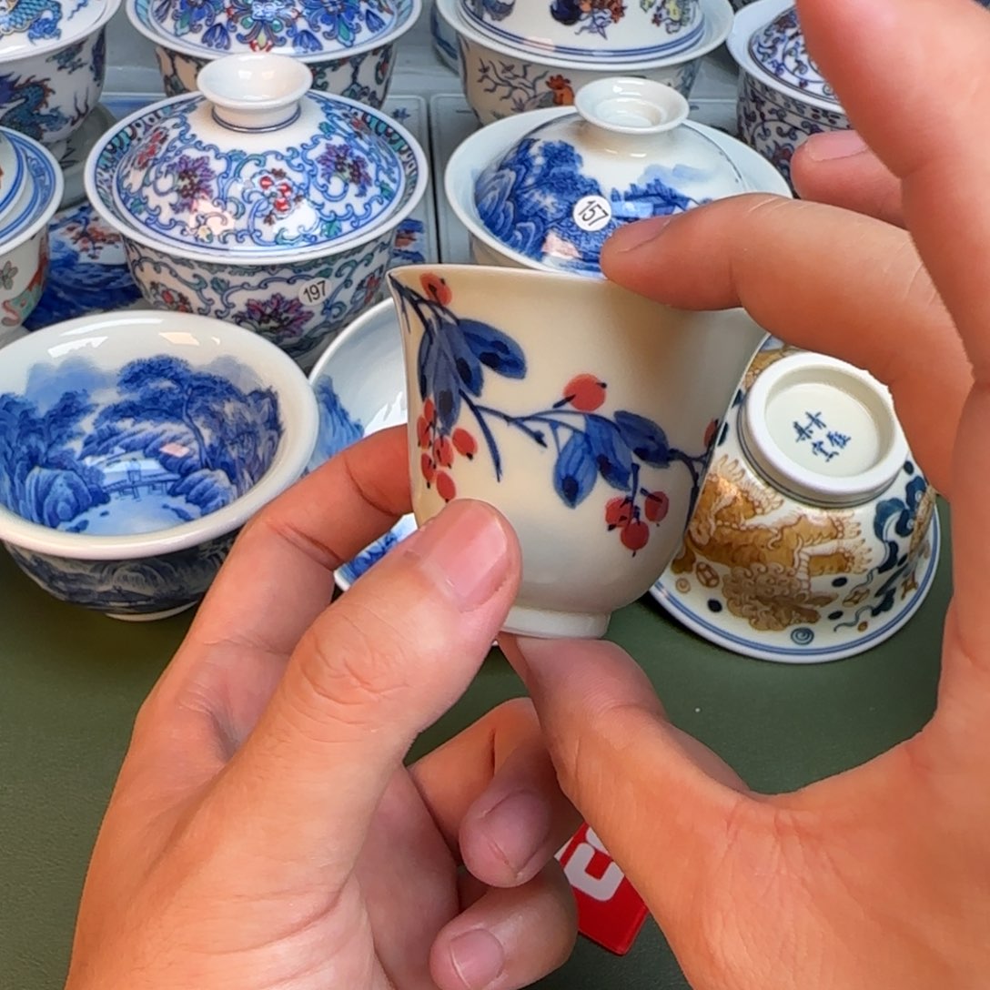 彦祖纯手工手绘茶具116