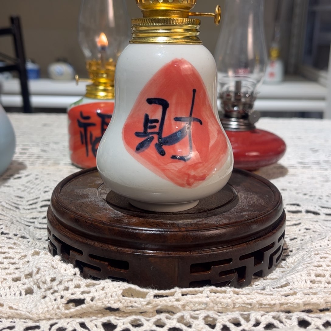 摆件景德镇陶瓷香薰灯