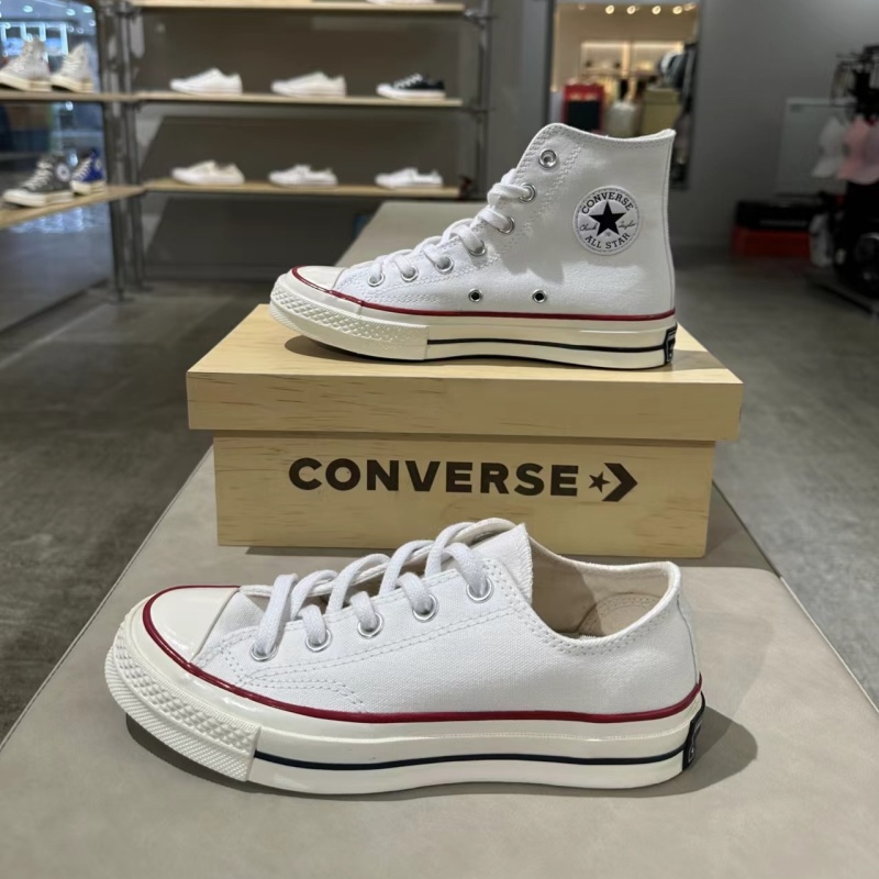 CONVERSE匡威1970S经典白色高低帮男女情侣复古休闲帆布鞋162056C