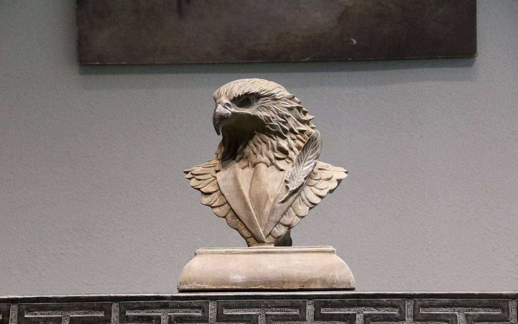 庭院摆件（石鹰摆件）不含运费不包安装