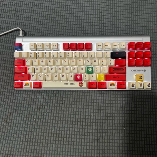 8新 CHERRY/樱桃 CHEERY樱桃MX8.0有线机械键盘铝坨坨RGB87键游戏