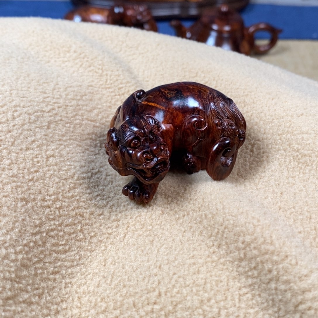 张***三把件黄花梨/降香黄檀