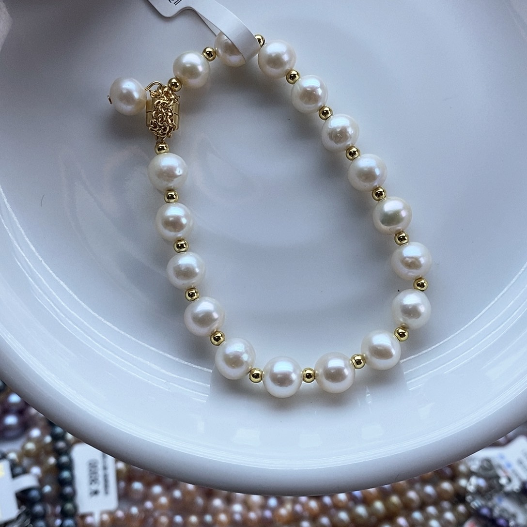 海水珍珠颈饰银S925镶嵌