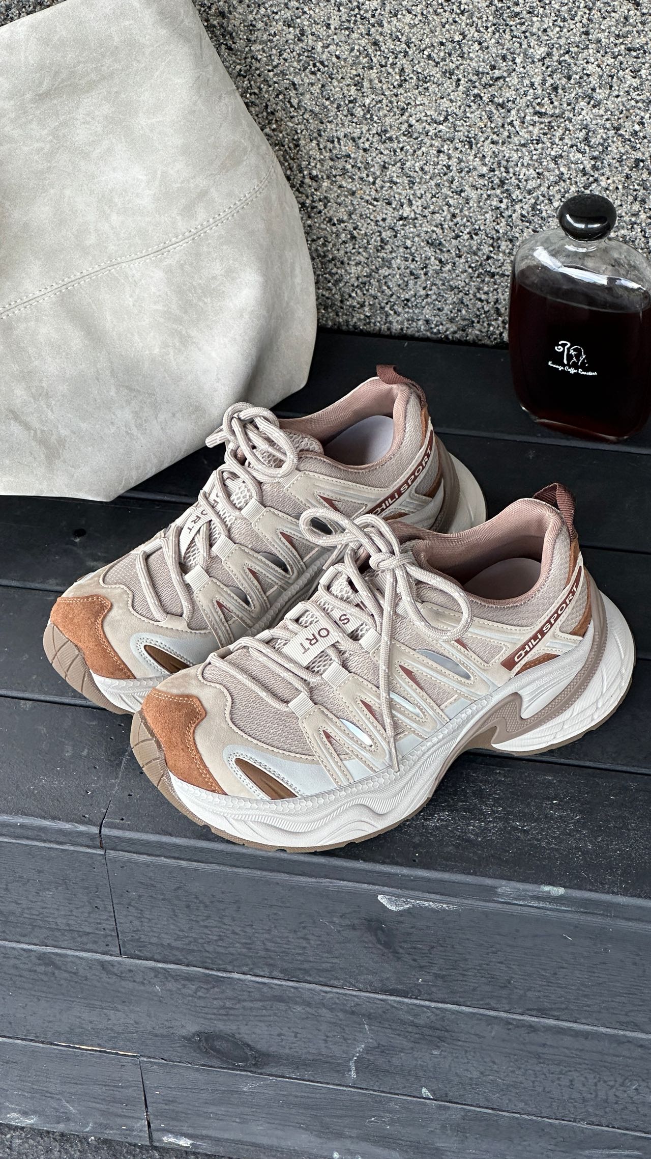 2025秋季爆款厚底增高老爹鞋运动鞋1930【36】