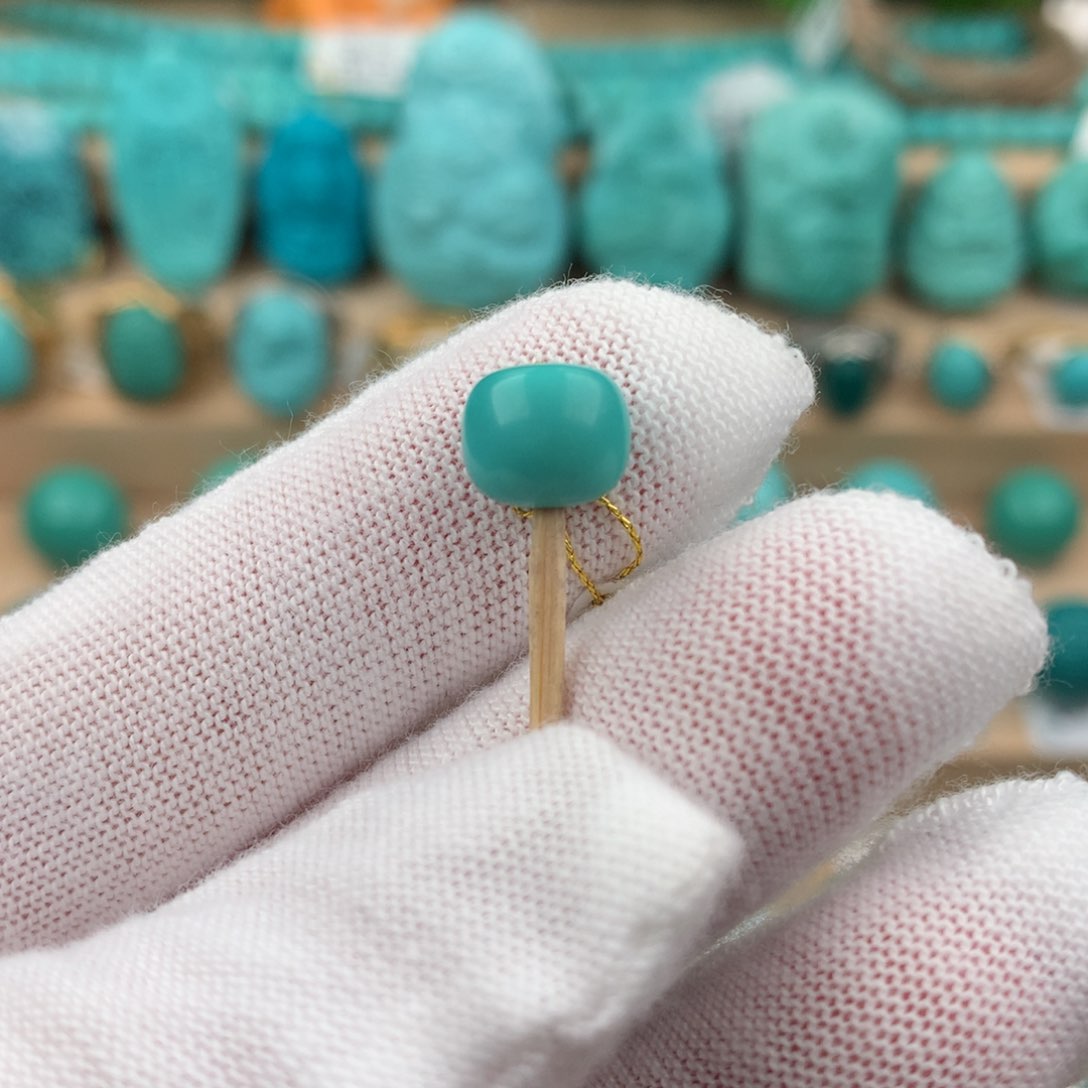 绿松石配饰未镶嵌卡8*7