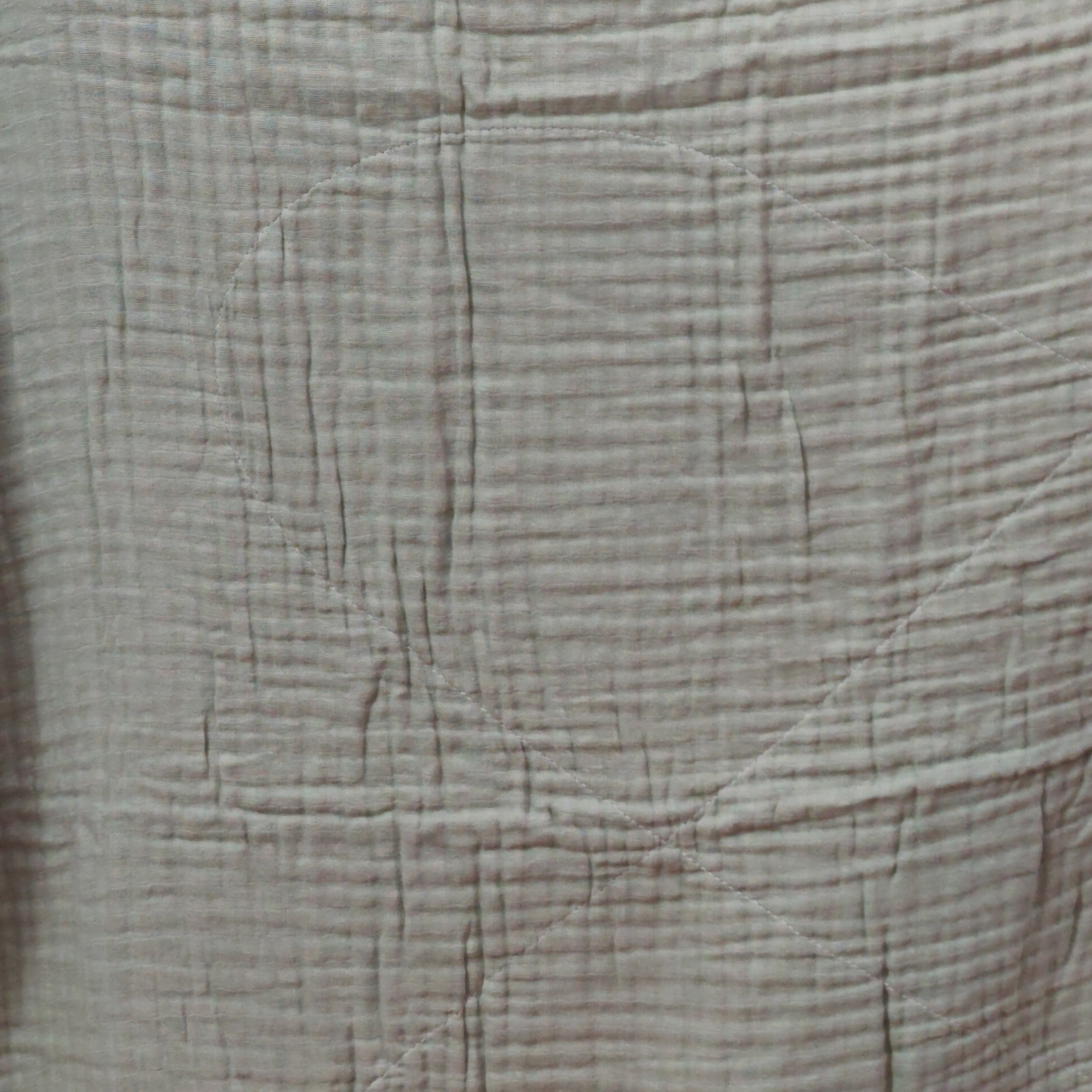 1.45*2.1豆绿色六层纱布毯子