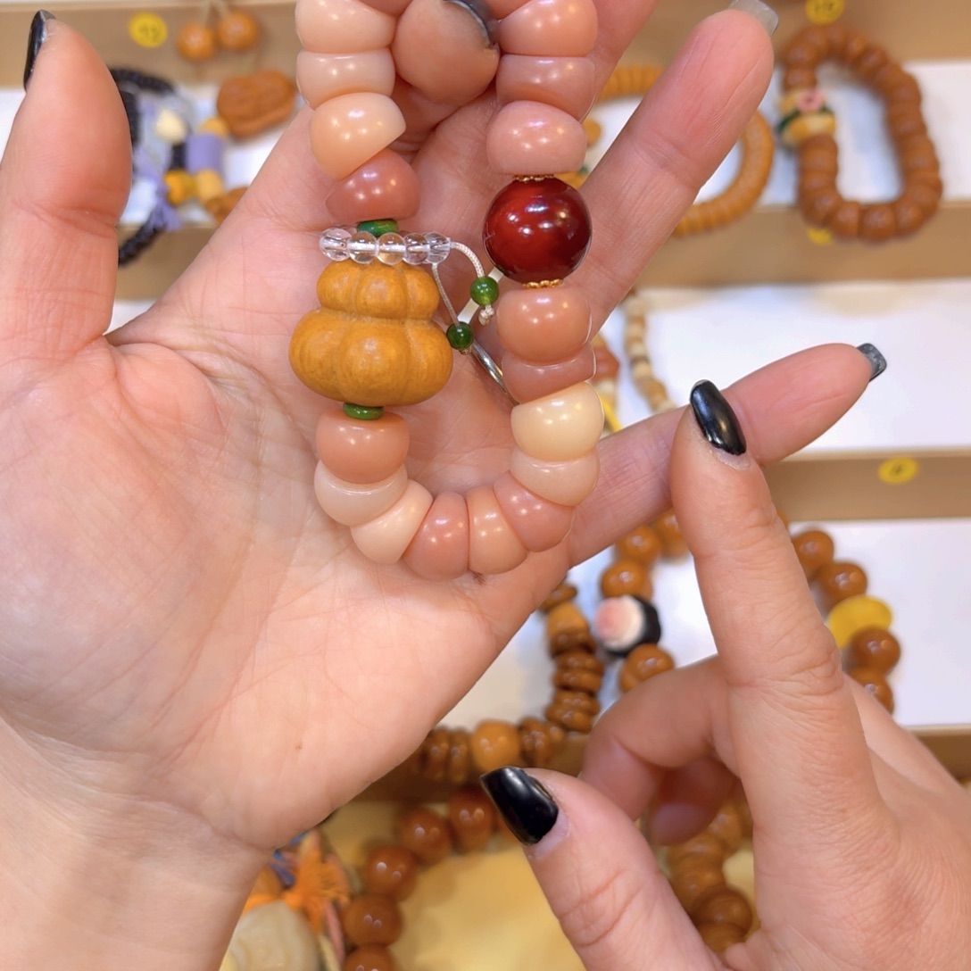 手串星月菩提粉菩提大肠葫芦